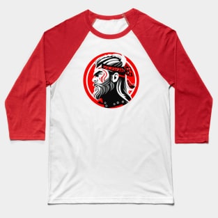 Samurai Warrior Baseball T-Shirt